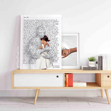Load image into Gallery viewer, Letter from God on Identity - Personalized Canvas