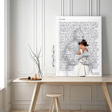 Load image into Gallery viewer, Letter from God on Identity - Personalized Canvas