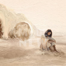 Load image into Gallery viewer, Jesus Wept - Framed Print