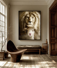 Load image into Gallery viewer, The Lion and Lamb - Canvas