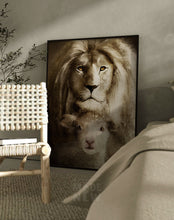 Load image into Gallery viewer, The Lion and Lamb - Framed Print