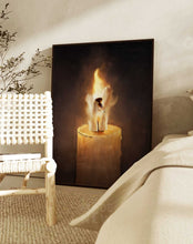 Load image into Gallery viewer, Burning - Framed Print - Project Made New