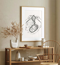 Load image into Gallery viewer, Knit Together (B&W With Verse) - Framed Print