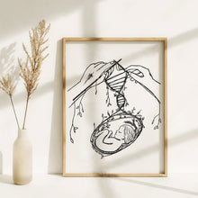 Load image into Gallery viewer, Knit Together (B&W) - Framed Print