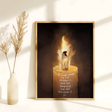 Load image into Gallery viewer, Burning - Framed Print - Project Made New