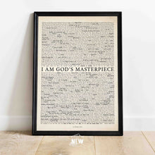 Load image into Gallery viewer, I Am Gods Masterpiece (Brown) - Digital Download