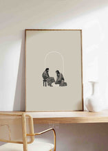 Load image into Gallery viewer, Jesus Washing Feet (Black) - Digital Download