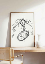 Load image into Gallery viewer, Knit Together (B&W) - Framed Print