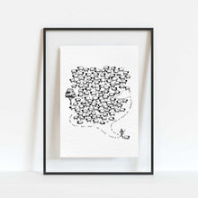 Load image into Gallery viewer, 99 Sheep V1 (White) - Digital Download