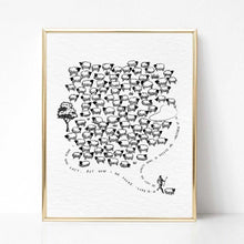 Load image into Gallery viewer, 99 Sheep V1 (White) - Digital Download