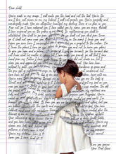 Load image into Gallery viewer, Letter from God on Identity - Personalized Canvas