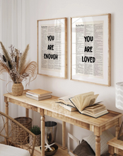 Load image into Gallery viewer, You are Enough - Framed Print