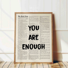 Load image into Gallery viewer, You are Enough - Framed Print