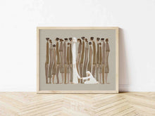 Load image into Gallery viewer, Woman Touches Jesus v2 (Brown) - Digital Download