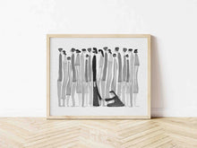 Load image into Gallery viewer, Woman Touches Jesus v2 (BNW) - Digital Download