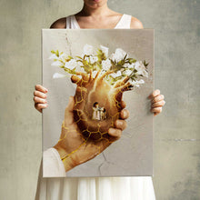 Load image into Gallery viewer, He Held My Heart - Canvas - Project Made New
