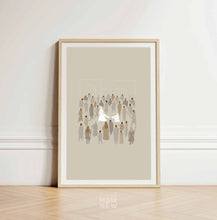 Load image into Gallery viewer, Woman Touches Jesus, DIGITAL DOWNLOAD, Jesus Healing Bible Art, God heals, Christian Modern Bible Verse, Jesus print Wall Art, Bible Sketch, Bible Sketches, Bible illustration, Boho Scripture, Christian Gift, christian minimalist, Luke 8:43-48