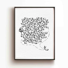 Load image into Gallery viewer, 99 Sheep V1 (White) - Digital Download