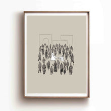 Load image into Gallery viewer, Woman Touches Jesus, DIGITAL DOWNLOAD, Jesus Healing Bible Art, God heals, Christian Modern Bible Verse, Jesus print Wall Art, Bible Sketch, Bible Sketches, Bible illustration, Boho Scripture, Christian Gift, christian minimalist, Luke 8:43-48