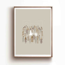 Load image into Gallery viewer, Woman Touches Jesus, DIGITAL DOWNLOAD, Jesus Healing Bible Art, God heals, Christian Modern Bible Verse, Jesus print Wall Art, Bible Sketch, Bible Sketches, Bible illustration, Boho Scripture, Christian Gift, christian minimalist, Luke 8:43-48