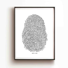 Load image into Gallery viewer, Identity in Christ Thumbprint DIGITAL DOWNLOAD, God's fingerprint, Bible Verses Art, Modern Bible Verse Print, Jesus print Wall Art Bible Sketch Boho Scripture, Christian Gift, Bible Poster, Fingerprint of God, Baptism Gift Gods Imprint Modern Bible Print, Pastor appreciation, Christian Word Art, Christian Gift,