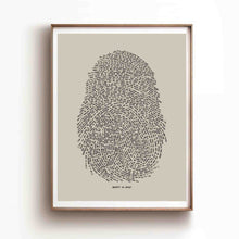 Load image into Gallery viewer, Identity in Christ Thumbprint DIGITAL DOWNLOAD, God's fingerprint, Bible Verses Art, Modern Bible Verse Print, Jesus print Wall Art Bible Sketch Boho Scripture, Christian Gift, Bible Poster, Fingerprint of God, Baptism Gift Gods Imprint Modern Bible Print, Pastor appreciation, Christian Word Art, Christian Gift,