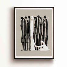Load image into Gallery viewer, Woman Touches Jesus v2 (Black) - Digital Download