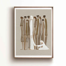 Load image into Gallery viewer, Woman Touches Jesus v2 (Brown) - Digital Download