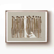 Load image into Gallery viewer, Woman Touches Jesus v2 (Brown) - Digital Download