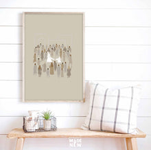 Load image into Gallery viewer, Woman Touches Jesus, DIGITAL DOWNLOAD, Jesus Healing Bible Art, God heals, Christian Modern Bible Verse, Jesus print Wall Art, Bible Sketch, Bible Sketches, Bible illustration, Boho Scripture, Christian Gift, christian minimalist, Luke 8:43-48