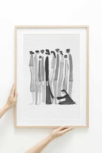 Load image into Gallery viewer, Woman Touches Jesus v2 (BNW) - Digital Download