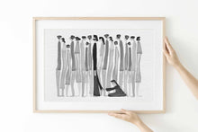 Load image into Gallery viewer, Woman Touches Jesus v2 (BNW) - Digital Download