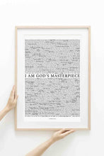 Load image into Gallery viewer, I Am Gods Masterpiece (White) - Digital Download