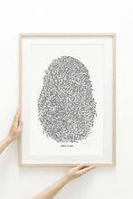 Load image into Gallery viewer, Identity in Christ Thumbprint DIGITAL DOWNLOAD, God's fingerprint, Bible Verses Art, Modern Bible Verse Print, Jesus print Wall Art Bible Sketch Boho Scripture, Christian Gift, Bible Poster, Fingerprint of God, Baptism Gift Gods Imprint Modern Bible Print, Pastor appreciation, Christian Word Art, Christian Gift,