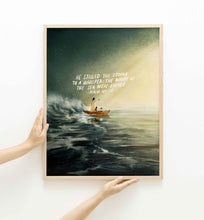 Load image into Gallery viewer, Stilled The Storm - Framed Print - Project Made New