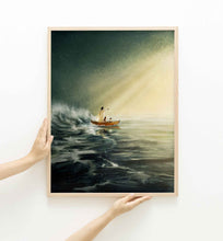 Load image into Gallery viewer, Stilled The Storm - Framed Print - Project Made New