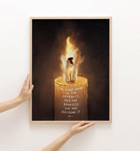 Load image into Gallery viewer, Burning - Framed Print - Project Made New