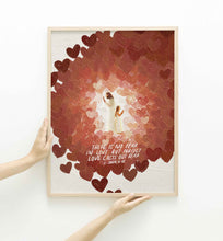 Load image into Gallery viewer, Love Over Fear - Framed Print