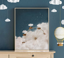 Load image into Gallery viewer, Little Children (Blue) - Framed Print