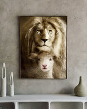 Load image into Gallery viewer, The Lion and Lamb - Canvas