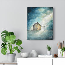 Load image into Gallery viewer, Cold World Yet Warm (2 Corinthians 12:10) - Canvas - Project Made New