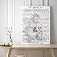 Load image into Gallery viewer, 70 Bible Verses on Identity God's Beloved - Personalized Canvas