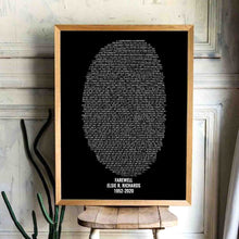 Load image into Gallery viewer, Project Made New, Customize Memorial Fingerprint Bible Verses, Sympathy Gift Christian Memorial Gift Remembrance Bereavement Condolence Keepsake Grieving gift, farewell
