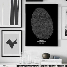Load image into Gallery viewer, Project Made New, Customize Memorial Fingerprint Bible Verses, Sympathy Gift Christian Memorial Gift Remembrance Bereavement Condolence Keepsake Grieving gift, farewell