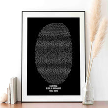 Load image into Gallery viewer, Project Made New, Customize Memorial Fingerprint Bible Verses, Sympathy Gift Christian Memorial Gift Remembrance Bereavement Condolence Keepsake Grieving gift, farewell