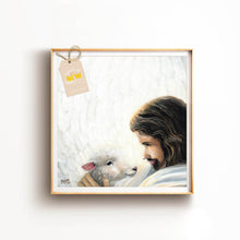 Load image into Gallery viewer, Good Shepherd (Psalm 91:4) - Poster (square) - Project Made New