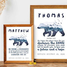 Load image into Gallery viewer, Bear (Jeremiah 29:11)  - Custom Poster