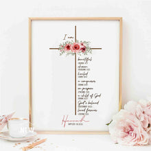 Load image into Gallery viewer, Cross (I am)  - Custom Poster