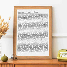 Load image into Gallery viewer, Letter from God - Custom Poster