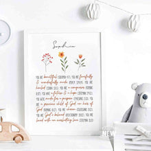 Load image into Gallery viewer, Floral (You are)  - Custom Poster